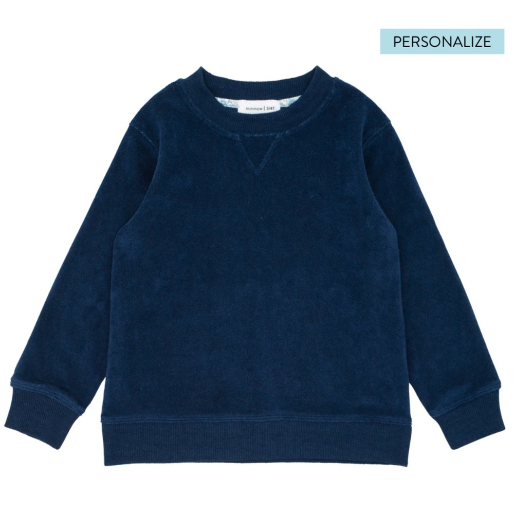 Minnow Terry Sweatshirt 5/6T